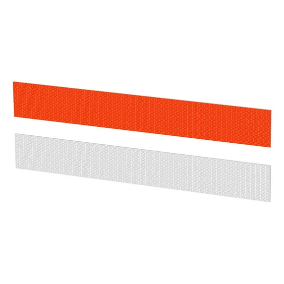 Luverne 2090618 Light Reflective Tape Two 15" Length Strips One Red/ One White