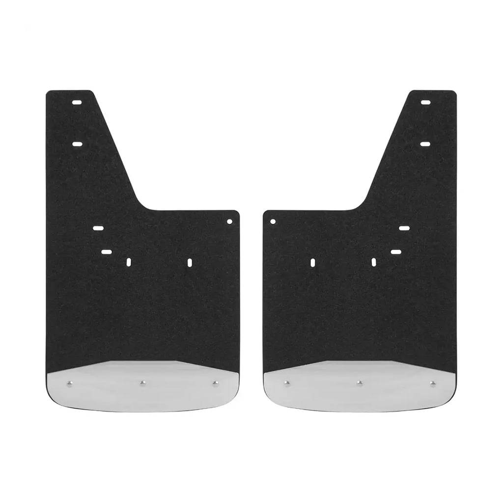 LUVERNE Front 12" x 20" Rubber Mud Guards, Select Dodge, Ram 1500, 2500, 3500 (2 Flaps) 250930