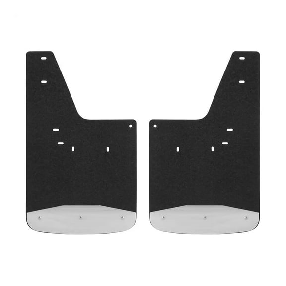LUVERNE Front 12" x 20" Rubber Mud Guards, Select Dodge, Ram 1500, 2500, 3500 (2 Flaps) 250930