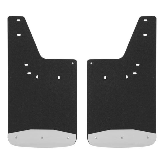 Luverne 250932 Textured Rubber Mud Guards, 3/8" Thick, 4 Piece, Heavy Duty