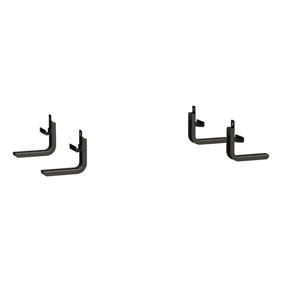 Luverne Grip Step Running Board Mounting Kit, Vehicle-Specific,Black Powder Coat