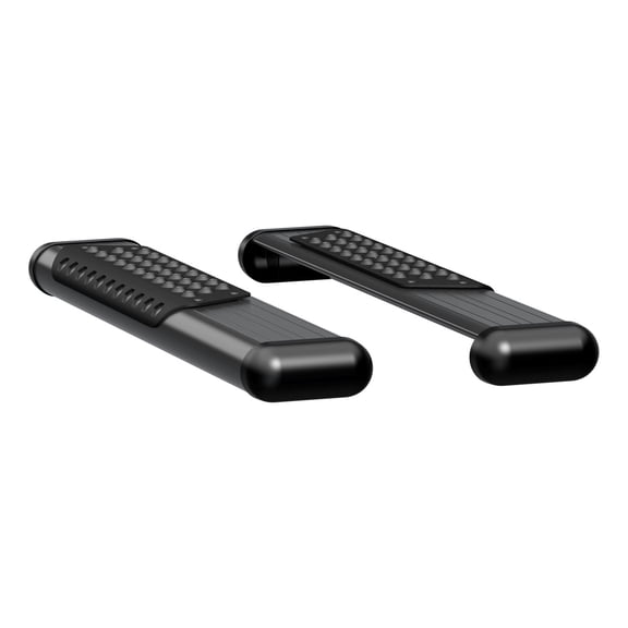 Luverne Oval Side Step Automotive Steps, Aluminum Black, 6"