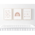 thumbnail image 1 of Luvia Abc 123 Rainbow Set Of 3 Gender Neutral Nursery Decor Neutral Rainbow Modern Alphabet Classroom Poster Educational Art, Modern Wall Decor Set 3 Prints 20x30 UNFRAMED, 1 of 3