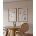 thumbnail image 1 of Luvia Blue Bow Trendy Set Of 2 Coquette Art Preppy Prints Bedroom Decor Girly Light Blue Print, Modern Wall Decor Set 2 Prints 16x24 UNFRAMED, 1 of 3