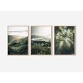 thumbnail image 1 of Luvia Dark Green, Nature Prints Set Of 3, Glenfinnan Viaduct Photography, Boho Green, Modern Wall Decor Set 3 Prints 12x18 UNFRAMED, 1 of 3