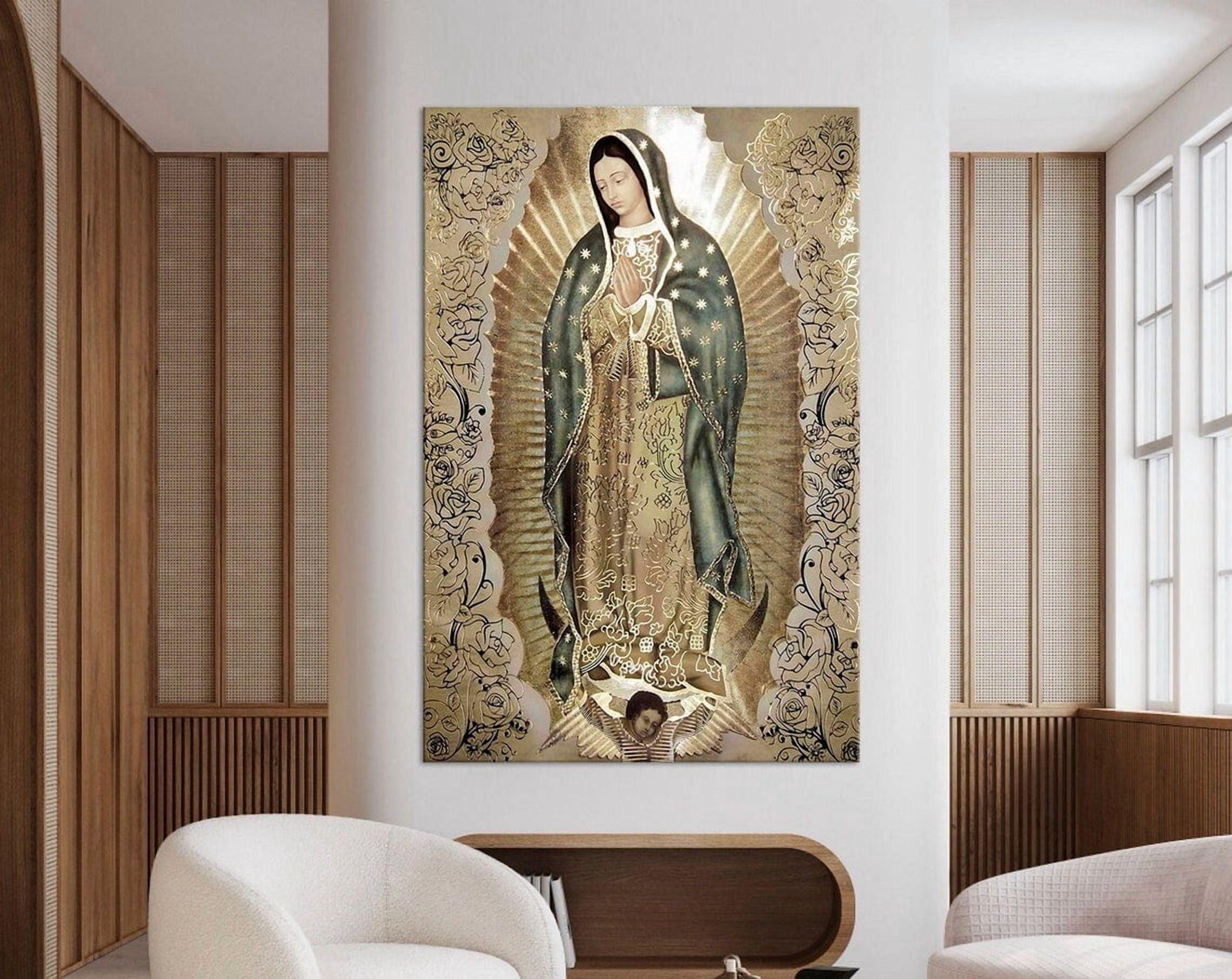 Luvia Our Lady Of Guadalupe Canvas Print Virgin Mary Of Guadalupe Print ...