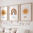 thumbnail image 1 of Luvia Playroom, Set Of 3 For Boys, Bedroom Decor, Boys Nursery Lion Print, Rainbow Art, Play All Day, Toddler, Modern Wall Decor Set 3 Prints 20x30 UNFRAMED, 1 of 3