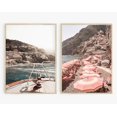 thumbnail image 1 of Luvia Positano Set Of 2, Amalfi Coast Italy Art, Coastal, Travel Poster, Beach Umbrellas, Modern Wall Decor Set 2 Prints 16x24 UNFRAMED, 1 of 3