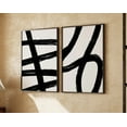 thumbnail image 1 of Luvia Set Of 2 Abstract, Black White Abstract Set, Abstract Wall Set, Brush Strokes, Set, Modern Wall Decor Set 2 Prints 20x30 UNFRAMED, 1 of 3