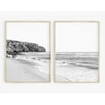 thumbnail image 1 of Luvia Set Of 2 Black And White Coastal Boho Beach Set, California Style, Above Bed Art, Modern Wall Decor Set 2 Prints 20x30 UNFRAMED, 1 of 3