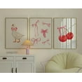 thumbnail image 1 of Luvia Set Of 3 Coquette Pink Bows Collage Coquette Room Decor, Balletcore, Apartment Decor, Modern Wall Decor Set 3 Prints 12x18 UNFRAMED, 1 of 3
