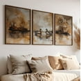 thumbnail image 1 of Luvia Vintage Mallard Ducks Set Of 3 Wall Art Poster Or Print, Duck Pond Poster, Rustic Farm Animal Art, Antique, Modern Wall Decor Set 3 Prints 8x12 UNFRAMED, 1 of 3