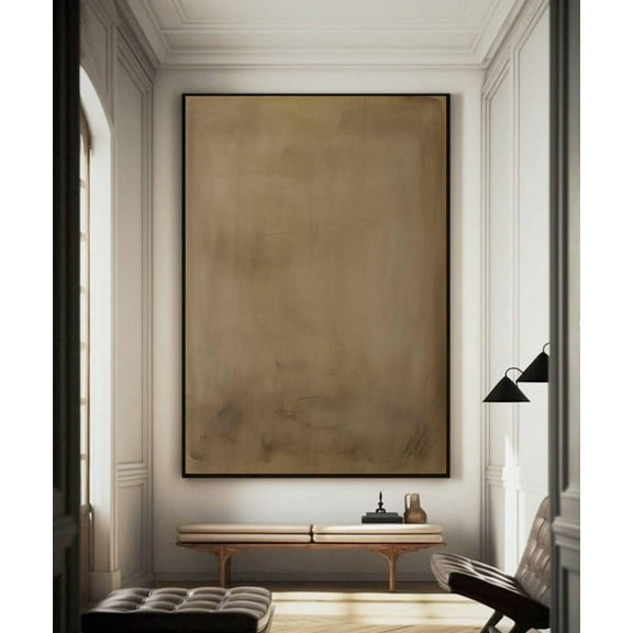 Luvia Wabi-Sabi Wall Brown Abstract Medieval Brown Brown Minimalist Wall Decor Brown Wall Art Brown Wall Art, 8x12 UNFRAMED