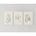 thumbnail image 1 of Luvia Woman Line Art Print, Neutral, Set Of 3, Woman Set, Abstract Neutral Art Print, Minimal Woman Art, Bedroom,, Modern Wall Decor Set 3 Prints 12x18 UNFRAMED, 1 of 3