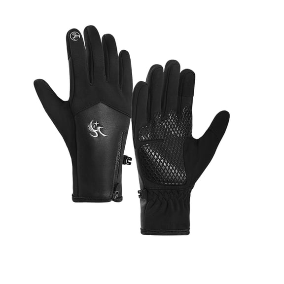 Luvior All Season Thermal Cycling Gloves for Windproof Winter Sports Motorcycle Riding and Outdoor Activities