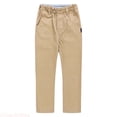 thumbnail image 1 of Luvior Boys School Uniform Twill Khaki Pants, Flat Front Straight Leg Pants,Boys Pants, 1 of 6