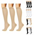 thumbnail image 1 of Luvior Compression Socks for Women & Men Circulation (3 Pairs) 15-20 mmHg is Best Support for Athletic Running Cycling, 1 of 1