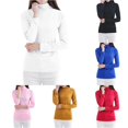 thumbnail image 1 of Luvior Women's Basic Long Sleeve Turtleneck T-Shirt Solid Slim Soft Cotton Tops, 1 of 5