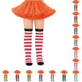 thumbnail image 1 of Luvior Women's Knee High Socks Striped Stockings Soft Stretchable Comfortable Breathable Fashionable Long Socks For Daily Wear, 1 of 4