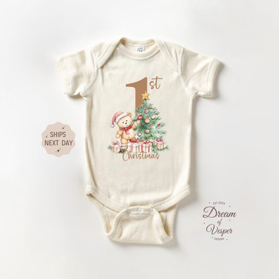 Luvly 1St Baby, Babys First , 1St Bodysuit, Holiday Baby, Baby Gift, New Born, Baby Shower Gift, New Parents Gift