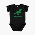 thumbnail image 1 of Luvly 2Nd Birthday Dinosaur Short Sleeve Baby One-Piece, New Born, Baby Shower Gift, New Parents Gift, 1 of 4