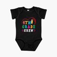 thumbnail image 1 of Luvly 4Th Grade Crew,4Th Grade, Fourth Grade Short Sleeve Baby One-Piece, New Born, Baby Shower Gift, New Parents Gift, 1 of 4