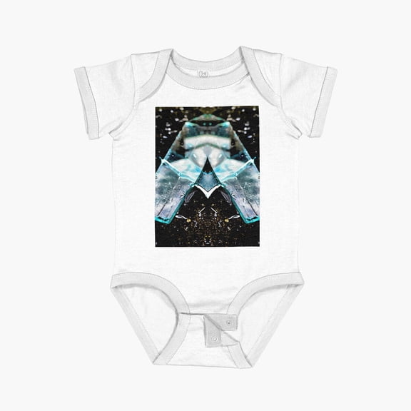 Luvly Abstract A Short Sleeve Baby One-Piece, New Born, Baby Shower Gift, New Parents Gift