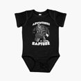 thumbnail image 1 of Luvly Adventures In Rapture - Retro Parody Short Sleeve Baby One-Piece, New Born, Baby Shower Gift, New Parents Gift, 1 of 3