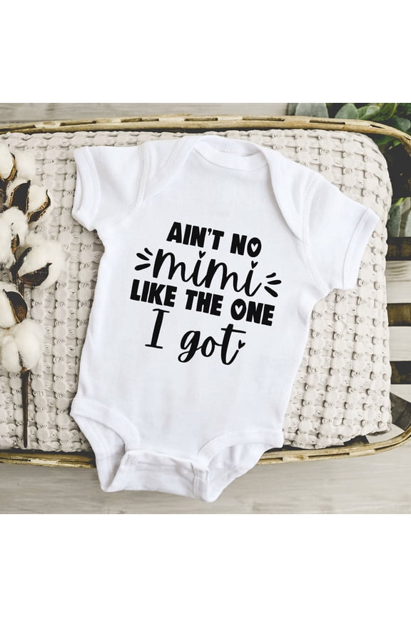 Ain'T No Mimi Like The One I Got Baby Bodysuit, Mimi, Cute Baby, Mimi Baby Clothes, Baby Shower, Mimi'S Boy, Mimi'S Girl,, New Born, Baby Shower Gift, New Parents Gift