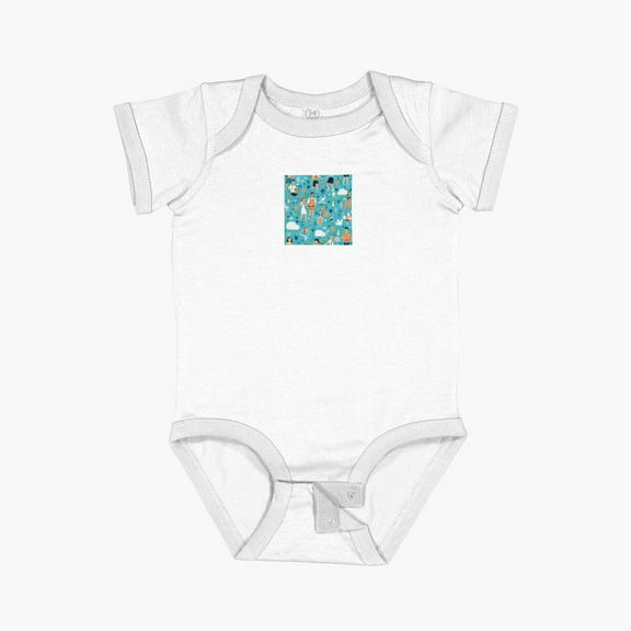 Luvly All Together Short Sleeve Baby One-Piece, New Born, Baby Shower Gift, New Parents Gift