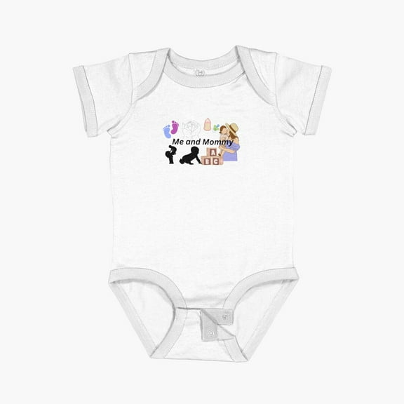 Luvly Baby And Mother Short Sleeve Baby One-Piece, New Born, Baby Shower Gift, New Parents Gift