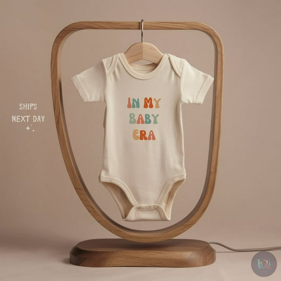Luvly In My Baby Era - Cute Retro Baby Bodysuit - Natural Baby - Newborn Baby Bodysuit - Retro Baby - Best Baby Gift, New Born, Baby Shower Gift, New Parents Gift