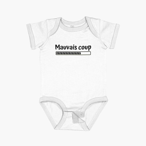 Luvly Bad Behavior In Loading Short Sleeve Baby One-Piece, New Born, Baby Shower Gift, New Parents Gift