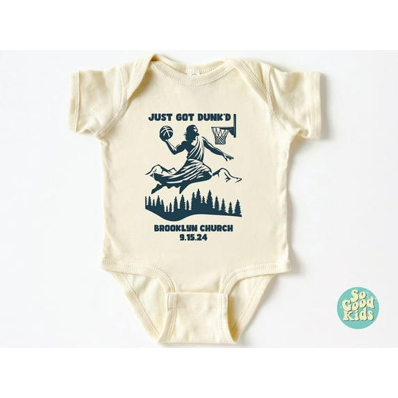 Luvly Baptism Kids T-Shirts And Bodysuit, Funny Basketball Gift For Kids, Christian Baby Shirt, Baptism Gift, Baby Christening, Baby Shower Gift, New Born, Baby Shower Gift, New Parents Gift