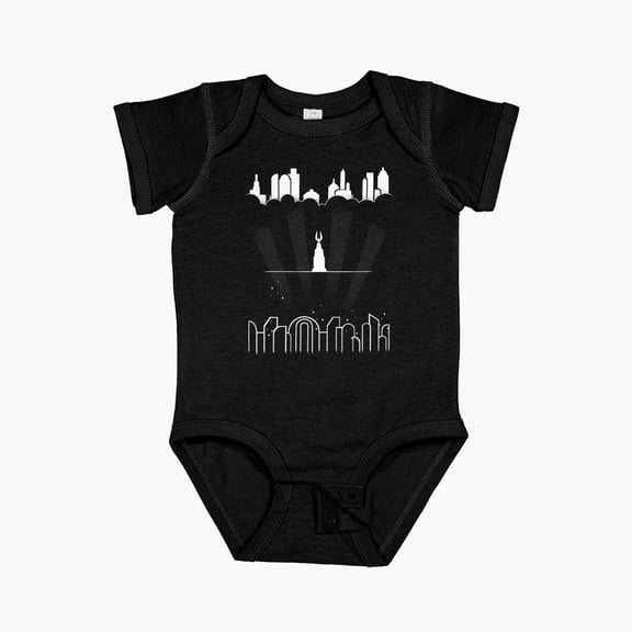 Luvly Beyond The Doors Short Sleeve Baby One-Piece, New Born, Baby Shower Gift, New Parents Gift
