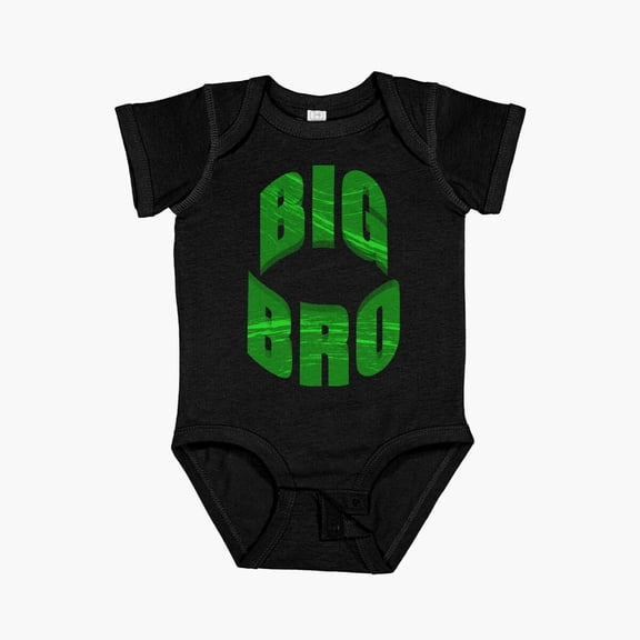 Luvly Big Bro | Big Brother Announcement Short Sleeve Baby One-Piece, New Born, Baby Shower Gift, New Parents Gift
