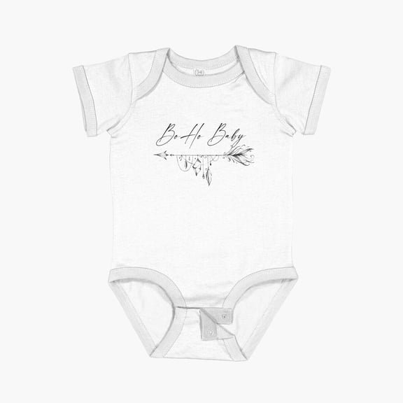 Luvly Boho Arrow Short Sleeve Baby One-Piece, New Born, Baby Shower Gift, New Parents Gift