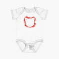 thumbnail image 1 of Luvly Cat Red Stencil Airbrush Spray Short Sleeve Baby One-Piece, New Born, Baby Shower Gift, New Parents Gift, 1 of 3