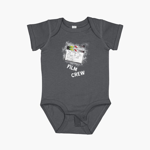 Luvly Clapperboard Take 2 Short Sleeve Baby One-Piece, New Born, Baby Shower Gift, New Parents Gift
