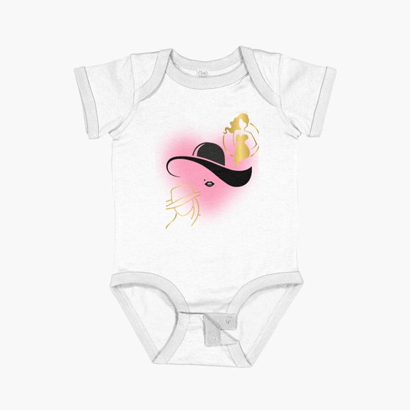 Luvly Classy Lady Tshirts Short Sleeve Baby One-Piece, New Born, Baby Shower Gift, New Parents Gift