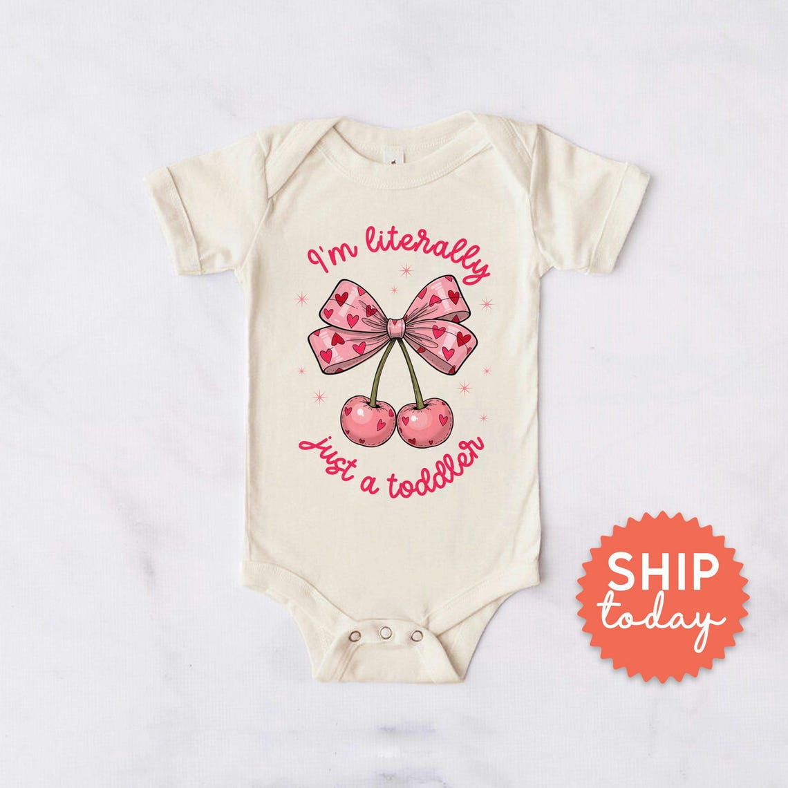 Luvly Coquette Baby Onesies® Brand, Cute Cherry Design Baby Bodysuit ...