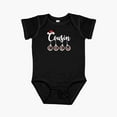 thumbnail image 1 of Luvly Cousin Crew Christmas 2021 Short Sleeve Baby One-Piece, New Born, Baby Shower Gift, New Parents Gift, 1 of 4