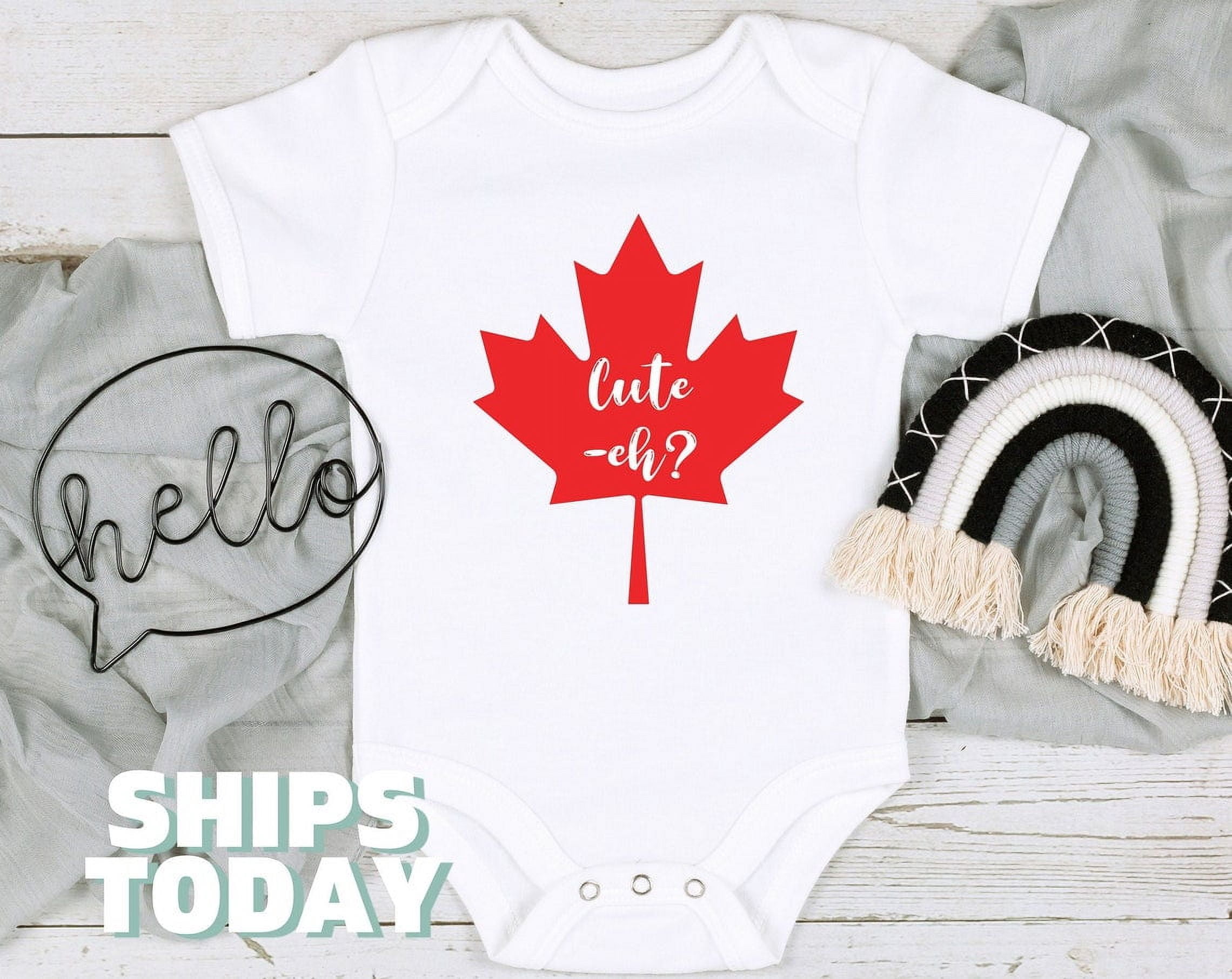 Eh Baby Luvly Cute Eh Onesies® Cute Canadian Baby Bodysuit Funny Canada Baby ...