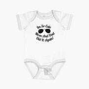 LUVLY I'M So Cute Mom And Dad Did It Again Pregnancy Announcement Big Brother Big Sister Mommy And Me Daddy And Me Silhouette Short Sleeve Baby One-Piece, New Born, Baby Shower Gift, New Parents Gift