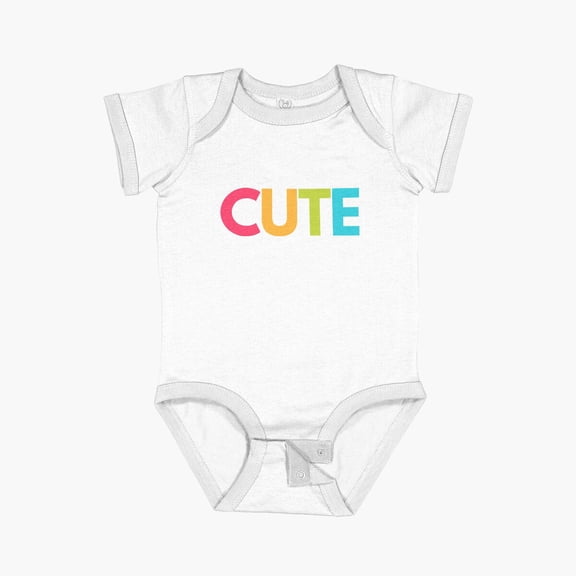 Luvly Cute Short Sleeve Baby One-Piece, New Born, Baby Shower Gift, New Parents Gift