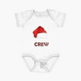 thumbnail image 1 of Luvly Daddy Crew Santa Hat Happy New Year 2022 Gift Wife Baby Kids Short Sleeve Baby One-Piece, New Born, Baby Shower Gift, New Parents Gift, 1 of 4
