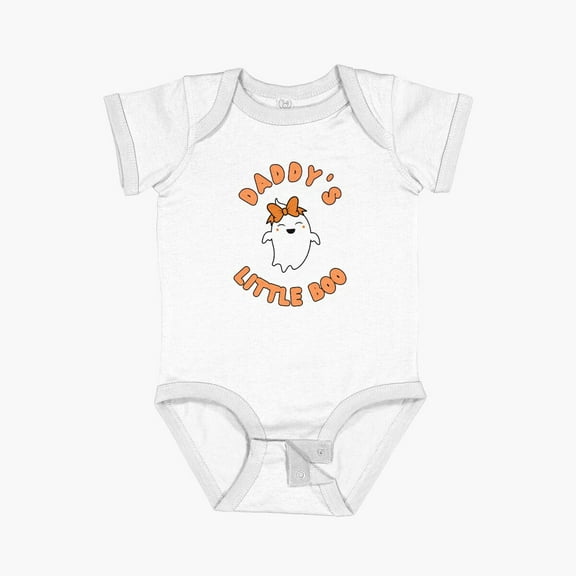 Luvly Daddy’S Little Boo Short Sleeve Baby One-Piece, New Born, Baby Shower Gift, New Parents Gift