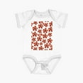 thumbnail image 1 of Luvly False Quince Flowers, Flower Pattern, Autumn Flowers, Cool Hippie Outfit Short Sleeve Baby One-Piece, New Born, Baby Shower Gift, New Parents Gift, 1 of 4