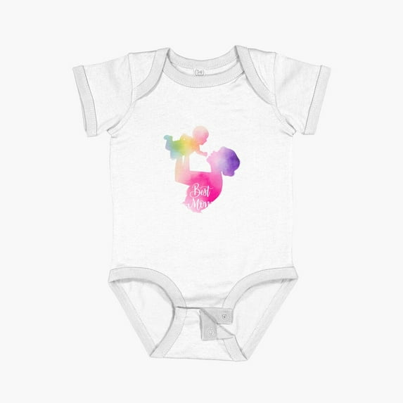 Luvly First Time Mom Gifts Short Sleeve Baby One-Piece, New Born, Baby Shower Gift, New Parents Gift