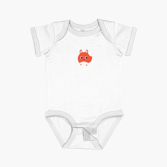 Luvly Fox Short Sleeve Baby One-Piece, New Born, Baby Shower Gift, New Parents Gift